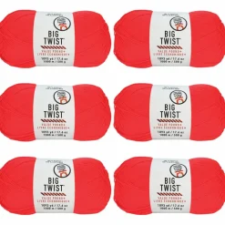 6 Pack: Big Twist® Value Pound+ Yarn