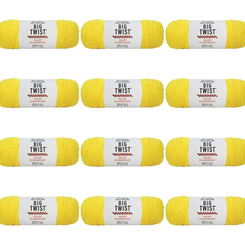 12 Pack: Big Twist® Value Yarn