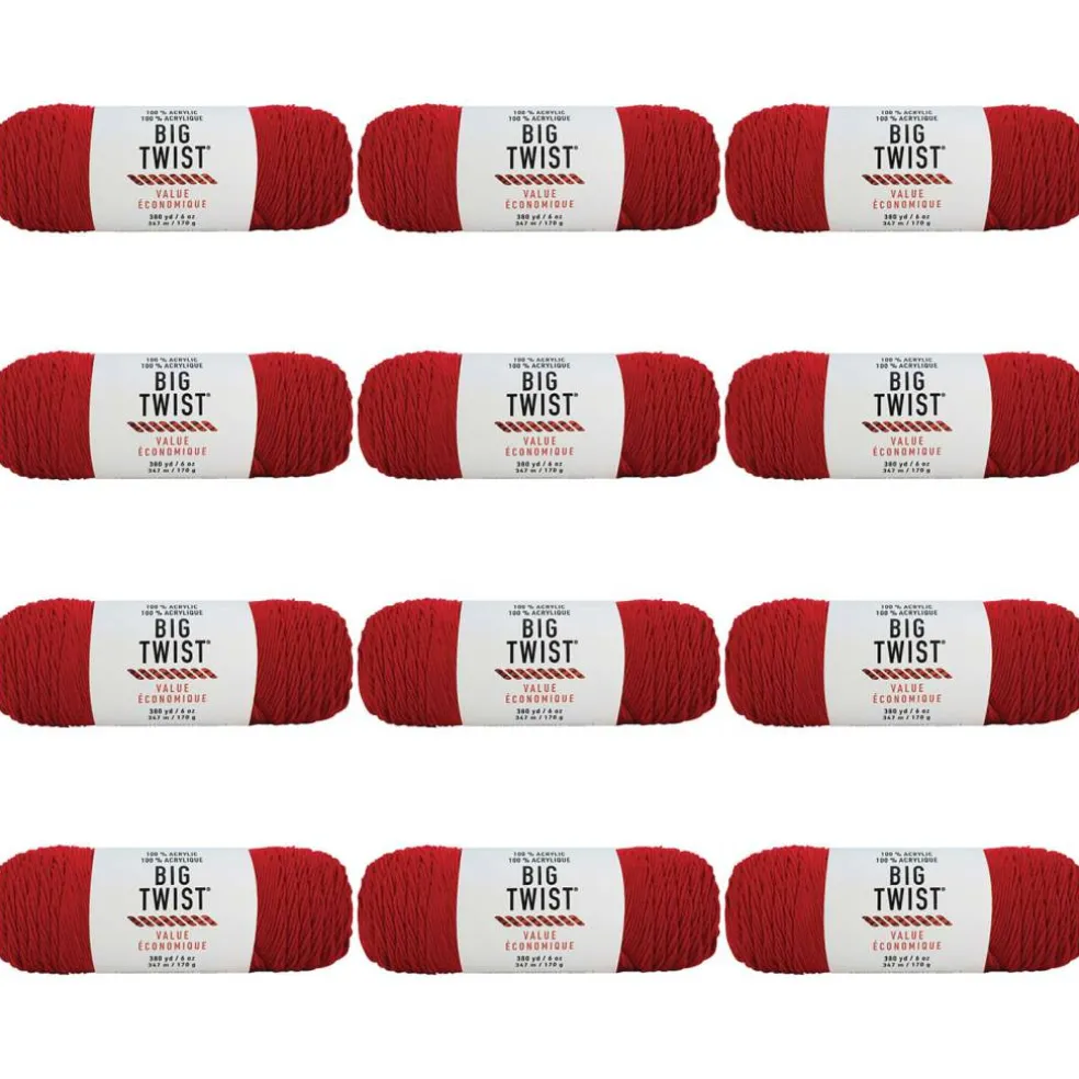 12 Pack: Big Twist® Value Yarn