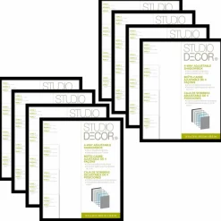 8 Pack: Black Adjustable-Depth 16" x 20" Shadow Box by Studio Décor®