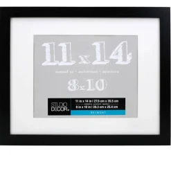 8 Pack: Black Belmont Frame with Mat by Studio Décor®