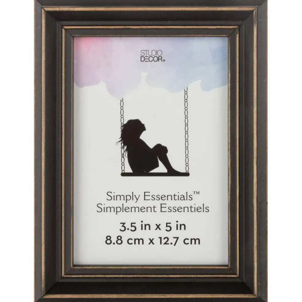 12 Pack: Black Distressed Wood Frame, Simply Essentials™ by Studio Décor®