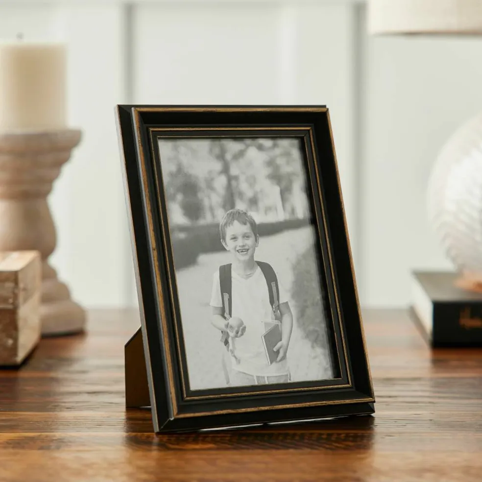 12 Pack: Black Distressed Wood Frame, Simply Essentials™ by Studio Décor®
