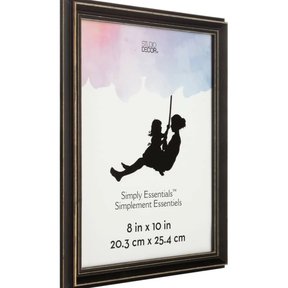 12 Pack: Black Distressed Wood Frame, Simply Essentials™ by Studio Décor®