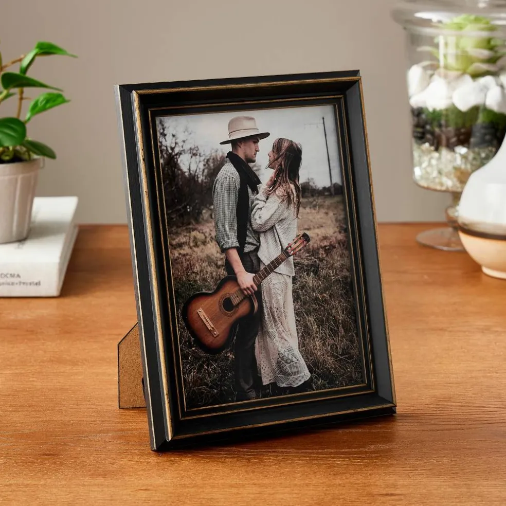 12 Pack: Black Distressed Wood Frame, Simply Essentials™ by Studio Décor®