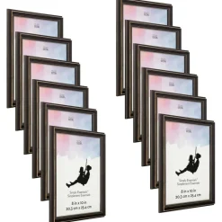 12 Pack: Black Distressed Wood Frame, Simply Essentials™ by Studio Décor®