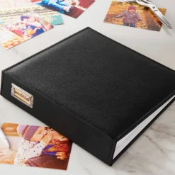 8 Pack: Black D-Ring Scrapbook Album by Recollections™