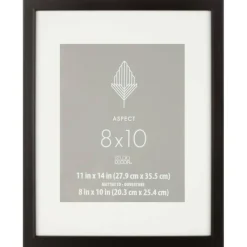 12 Pack: Black Frame With Mat, Aspect by Studio Décor®