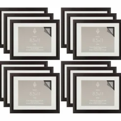 12 Pack: Black Frame With Mat, Aspect by Studio Décor®