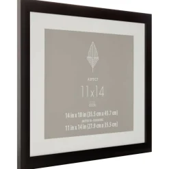 12 Pack: Black Frame With Mat, Aspect by Studio Décor®