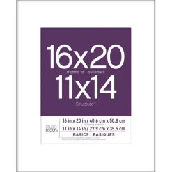 6 Pack: Black Frame with Mat, Basics by Studio Décor®