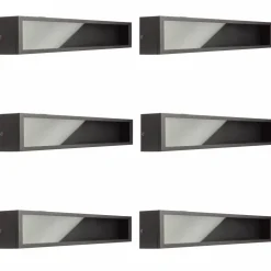 6 Pack: Black Front Loading 28