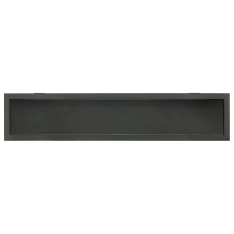6 Pack: Black Front Loading 28" x 5.8" LED Display Case with Glass Frame by Studio Décor®