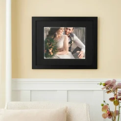 8 Pack: Black Gallery Wall Frame with Double Mat Airfloat Gallery™ by Studio Décor®