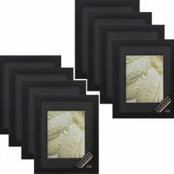 8 Pack: Black Gallery Wall Frame with Double Mat Airfloat Gallery™ by Studio Décor®