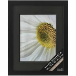 8 Pack: Black Gallery Wall Frame with Double Mat Airfloat Gallery™ by Studio Décor®