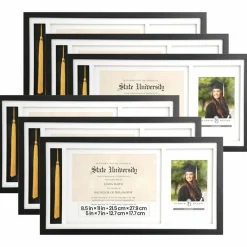 6 Pack: Black Graduation Certification & Tassel 5
