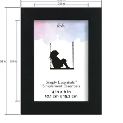 12 Pack: Black Linear Frame, Simply Essentials™ by Studio Décor®