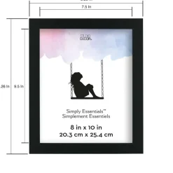 12 Pack: Black Linear Frame, Simply Essentials™ by Studio Décor®