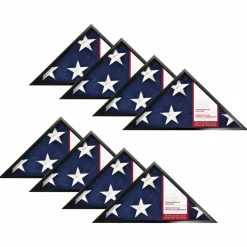 8 Pack: Black Memorial Flag Case by Studio Décor®