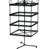 6 Pack: Black Metal Spinning Earring Rack by Bead Landing™