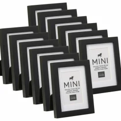 12 Pack: Black Mini Frame with Mat by Studio Décor®