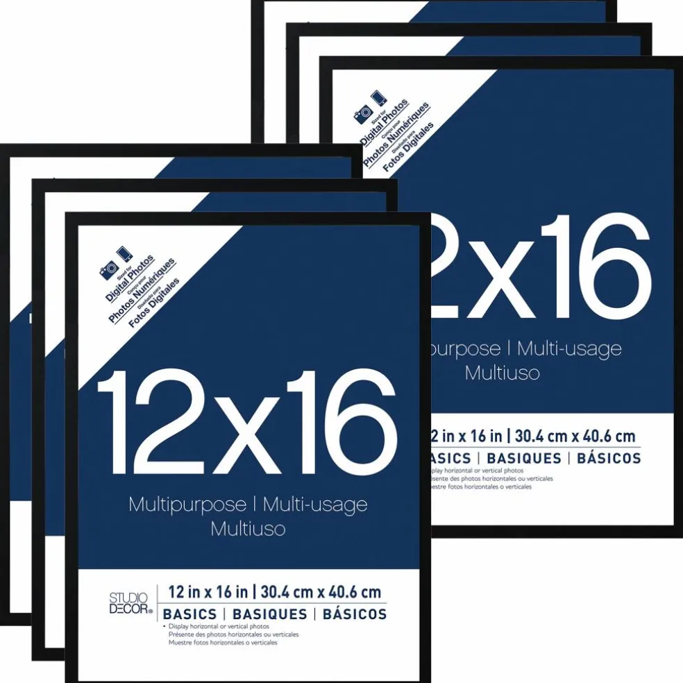 6 Pack: Black Multipurpose Frame, Basics by Studio Décor®