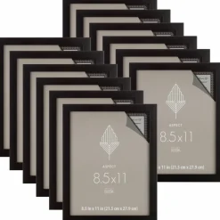 12 Pack: Black Narrow Frame, Aspect by Studio Décor®