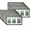 12 Pack: Black 3-Opening 5" x 7" Collage Frame with Mat, Aspect by Studio Décor®