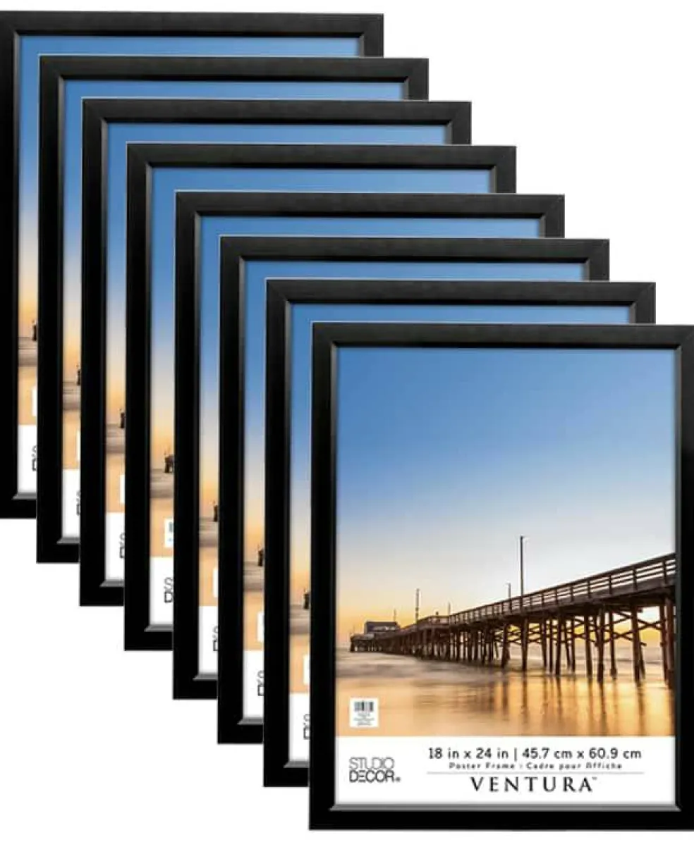 8 Pack: Black Poster Frame, Ventura™ by Studio Décor®