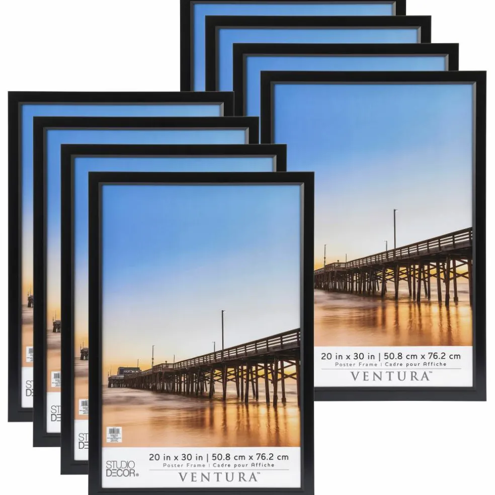 8 Pack: Black Poster Frame, Ventura™ by Studio Décor®