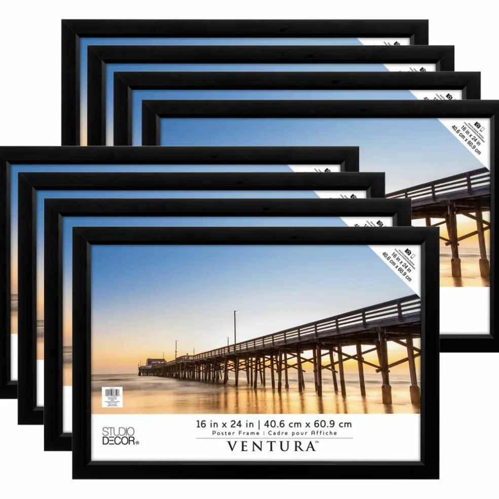8 Pack: Black Poster Frame, Ventura™ by Studio Décor®