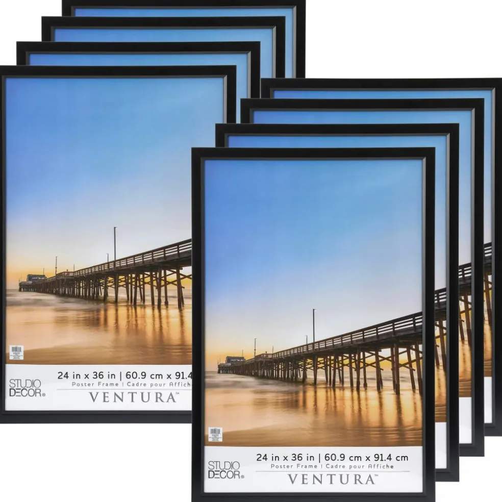 8 Pack: Black Poster Frame, Ventura™ by Studio Décor®