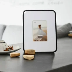 12 Pack: Black Rounded 5" x 7" Frame with Mat, Expressions™ by Studio Décor®