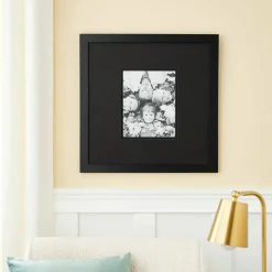 8 Pack: Black Square 8" x 10" Frame with Black Double Mat, Gallery by Studio Décor®