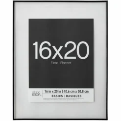 5 Pack: Black Thin 16" x 20" Float Frame, Basics by Studio Décor®