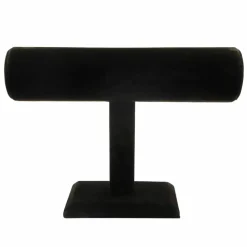 12 Pack: Black Velvet Jewelry T-Stand by Bead Landing™
