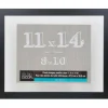 8 Pack: Black 11" x 14" Float Frame, Belmont by Studio Décor®