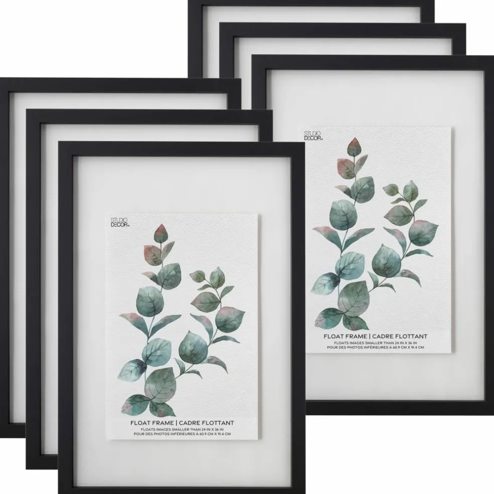 6 Pack: Black 24" x 36" Float Frame By Studio Décor®