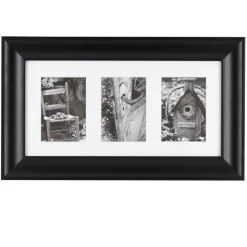 8 Pack: Black 10" x 20" 3 Opening Gallery Frame by Studio Décor®