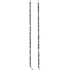 6 Pack: Blue & Black Sapphire Faceted Round Beads, 2mm by Bead Landing™