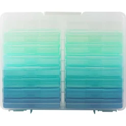 8 Pack: Blue Ombre Photo & Craft Keeper by Simply Tidy®