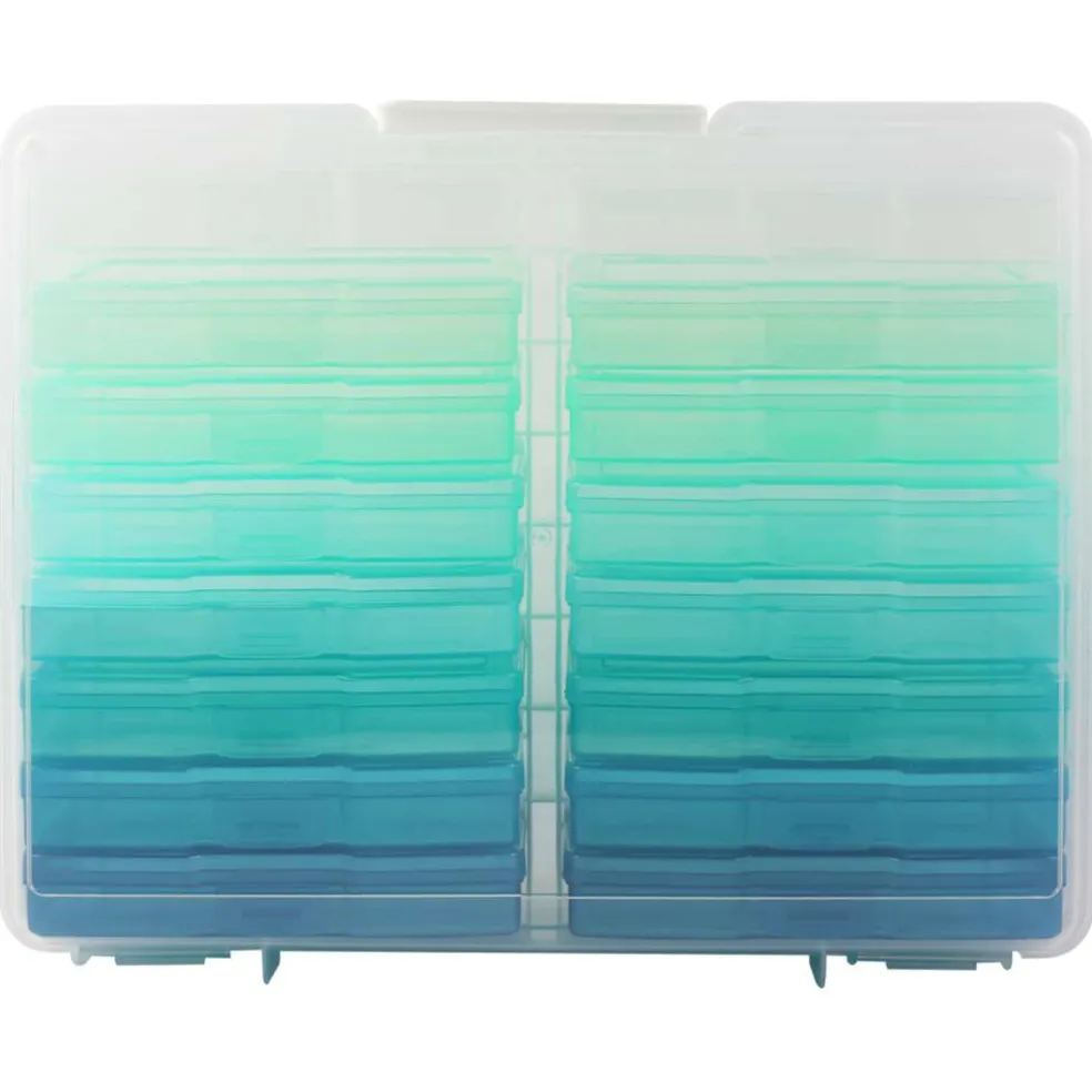 8 Pack: Blue Ombre Photo & Craft Keeper by Simply Tidy®