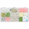 12 Pack: Botanicals & Alphabet Bead Kit by Creatology™