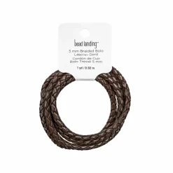 12 Pack: Braided Bolo Leather Cord by Bead Landing™, 1yd.