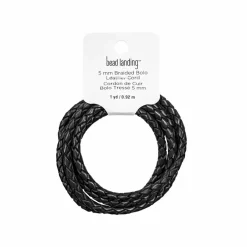 12 Pack: Braided Bolo Leather Cord by Bead Landing™, 1yd.