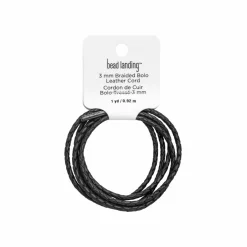 12 Pack: Braided Bolo Leather Cord by Bead Landing™, 1yd.