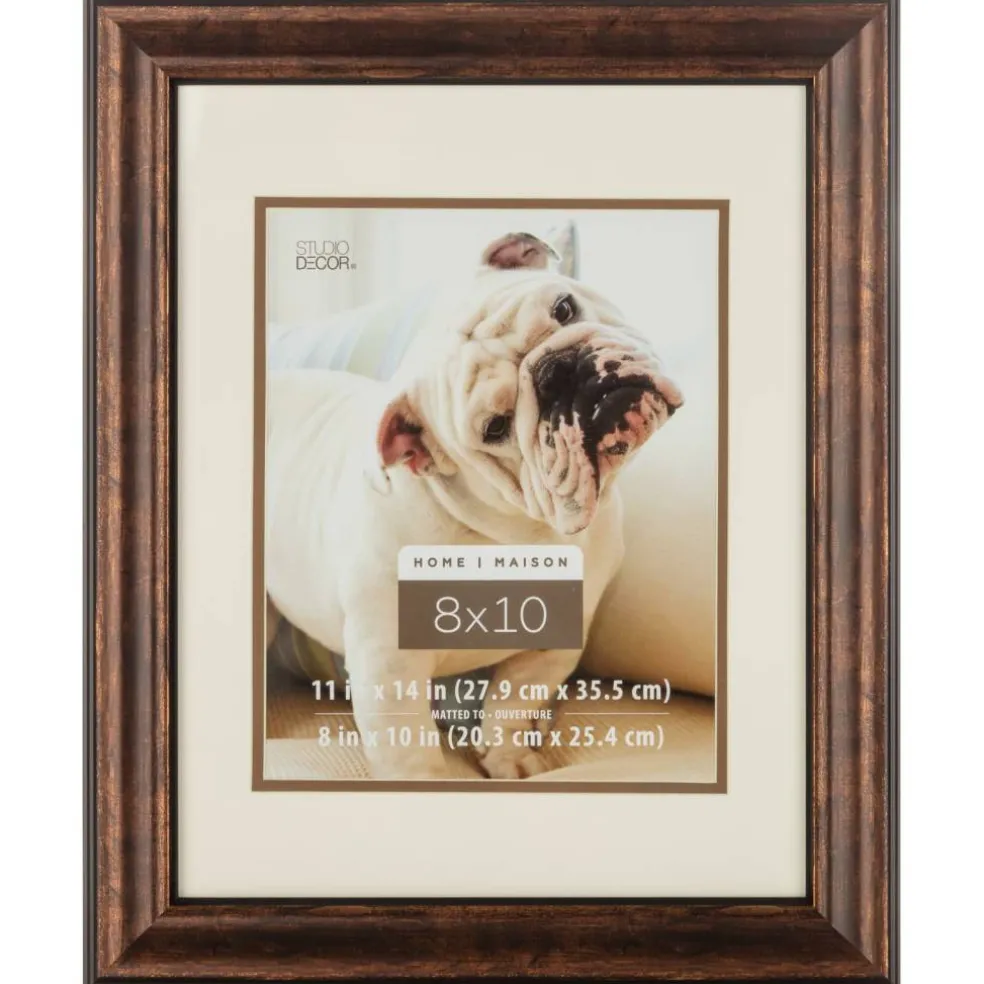 8 Pack: Bronze 8" x 10" Frame with Mat, Home by Studio Décor®