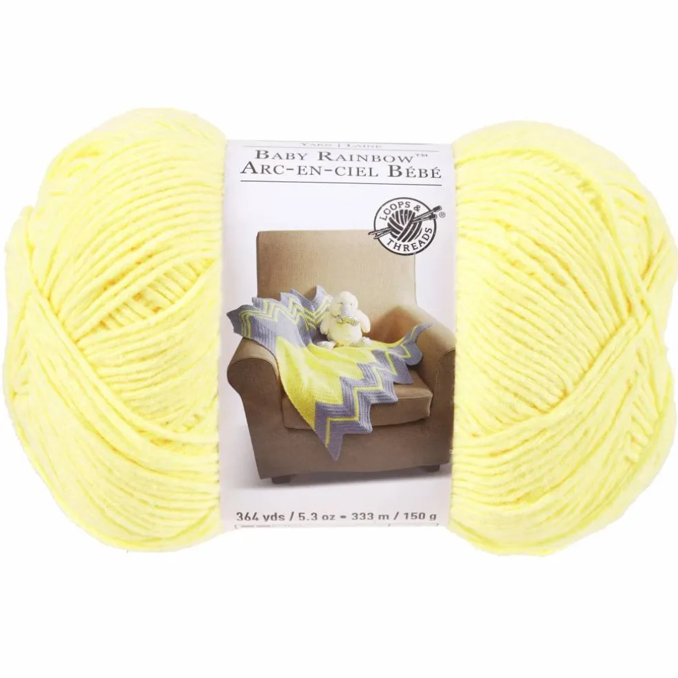 15 Pack: Brushed Rainbow™ Yarn by Loops & Threads®