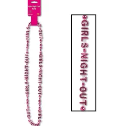 12 Pack Bulk Bachelorette Party Girls' Night Out Bead Necklaces